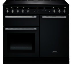RANGEMASTER  Hi-LITE 100 Electric Induction Range Cooker - Slate & Chrome
